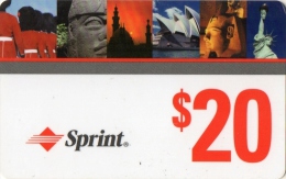 CARTE PREPAYEE   ETATS-UNIS   $20  SPRINT - Sprint