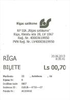 Lettland: Rigas Satiksme. City - Lidosta Airport - Europe