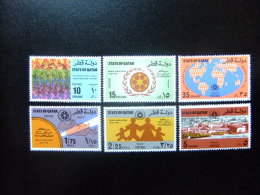 QATAR 1974   -- KATAR 1974  -- WORLD POPULATION -- Set Of 6   MNH ** Annee Mundiale De La Population - Qatar