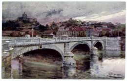 Ponte Nuovo Umberto -  Artist Signed G. Guerzoni - Bridges