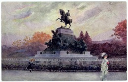 Monumento Al Principe Amedeo Di Savola -  Artist Signed G. Guerzoni - Altri Monumenti, Edifici