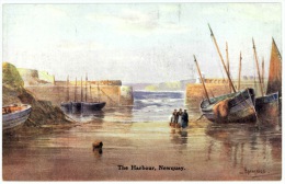 Harbour View Newquay U.K. -  Artist Signed Hannaford - Newquay