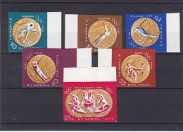 Jeux Olympiques - 1960 - Canoë - Tir - Boxe - Lutte - Saut - Roumanie -  - Yvert 1804 / 13 ** - MNH - NON Dentelés - Neufs