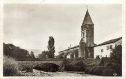 CPSM SAINT ETIENNE DE BAIGORRY (Pyrénées Atlantiques) - Le Pont Michelene, L'église, La Noureppe - Saint Etienne De Baigorry