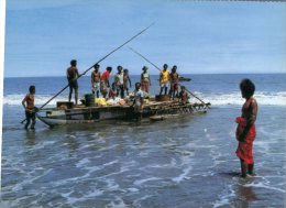 (987) Papua New Guinea - Canoe - Raft - Papouasie-Nouvelle-Guinée