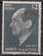 India Used 1974, Marconi., , Radio, Telecom, Famous People, Physics, , Nobel Prize, Italy Born, (sample Image) - Usati