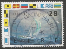 Ireland. 1989 First Irish Entry In Whitbread Round The World Race. 28p Used - Oblitérés