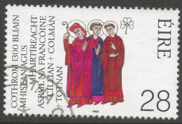 Ireland. 1989 1300th Death Anniv. Of Saints Killian, Totnan And Colman. 28p Used - Gebraucht