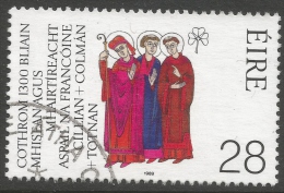 Ireland. 1989 1300th Death Anniv. Of Saints Killian, Totnan And Colman. 28p Used - Usados