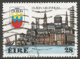 Ireland. 1988 Dublin Millenium. 28p Used - Gebruikt