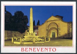 BENEVENTO - Chiesa Di Santa Sofia E Fontana Con Obelisco - Cartolina Non Viaggiata - Benevento