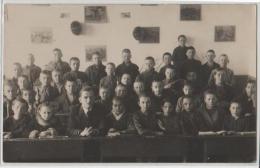 Moldova - Historical Romania - Chircaiesti - 1938 - School Teacher And Class - Moldova