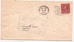 US - 3 - 1930 COVER Returned For DECEASED From DENVER To CAPULIN, COLO - Covers & Documents