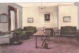 North Carolina Winston Salem  Salem Academy The Reception Room With Portrait Of Mrs H T Bahnson  Albertype - Winston Salem