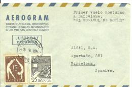 AEROGRAMA 1953  MAT.LLEGADA - Storia Postale