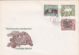 TURTLES, GOATS, FOX, BIRDS, 2X SPECIAL COVERS, 2011, ROMANIA - Schildpadden