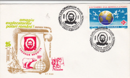 EXPLORERS, THEODOR NEGOITA, SPECIAL COVER, 1993, ROMANIA - Erforscher