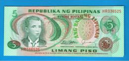 FILIPINAS - PHILIPPINES -  5 Piso ND SC  P-160 - Philippinen