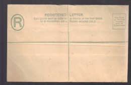 BARBADES Entier Postal Grand Format 2 P Gris Pour Recommandé - Barbados (...-1966)
