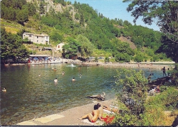 Besseges - La Guinguette ... Au Bord De L'eau Et Baignade Dans La Cèze. - Bessèges