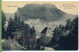 Sächs. Schweiz-Der Lilienstein V.d. Gohrischer Straße Aus Gesehen, Um 1920/1930,  Verlag: Max Köhler, Dresden - Bastei (sächs. Schweiz)