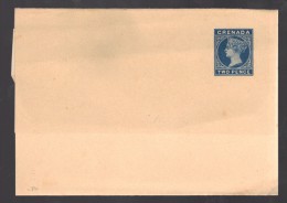 GRENADE Entier Postal Enveloppe  2 P Bleu - Grenade (...-1974)