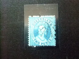 QUEENSLAND  1865  --    QUEEN VICTORIA --  Yvert & Tellier Nº 18 º FU Small Star - Gebraucht