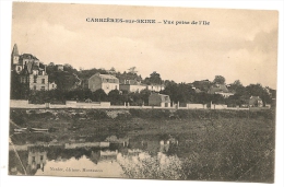 CARRIERES-SUR-SEINE---VUE PRISE DE L'ILE - Carrières-sur-Seine