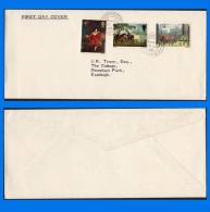 GB 1967-0016, British Paintings FDC, Winchester-Hants Postmark - 1952-1971 Pre-Decimal Issues