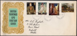 GB 1968-0006, British Paintings FDC, Enfield Postmark - 1952-1971 Pre-Decimal Issues