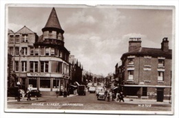 Warrington, Bridge Street, Valentine & Sons H. 8728, Restaurant, Cars, (accident On Top) - Other & Unclassified