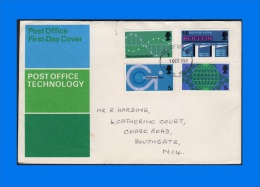 GB 1969-0012, Post Office Technology 1969 FDC, Enfield Postmark - 1952-1971 Em. Prédécimales