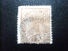 QUEENSLAND  1883 - 92  - QUEEN VICTORIA -- Defectuoso -- Yvert & Tellier Nº  53 º FU   Crown And  Q - Gebraucht