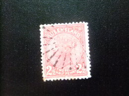 QUEENSLAND  1891   -- QUEEN VICTORIA  - Excelente Centraje Y Color  - Yvert & Tellier Nº  64 º FU   Crown And  Q - Oblitérés