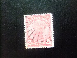 QUEENSLAND  1891   -- QUEEN VICTORIA  - Excelente Centraje Y Color  - Yvert & Tellier Nº  64 º FU   Crown And  Q - Gebruikt