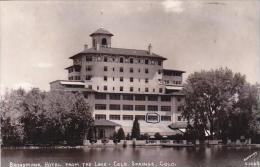 Colorado Colorado Springs Broadmoor Hotel From The Lake Sanborn Real Photo RPPC - Colorado Springs