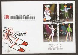 Portugal Cirque Chapitô 2010 FDC Recommandée Portugal Circus 2010 Registered FDC - Circus