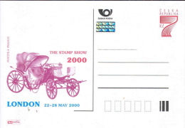 Czech Republic 2000 - Philatelic Exhibition In London, Special Postal Stationery, MNH - Postcards