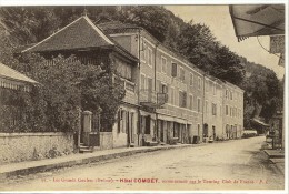 Carte Postale Ancienne Les Grands Goulets - Hôtel Combet Recommandé Par Le Touring Club De France - Les Grands Goulets