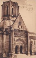 Cp , 85 , VOUVANT , L'Église Romane - La Chataigneraie