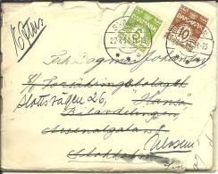 CARTA 1933  SKAGEN  LETTER INSIDE - Storia Postale