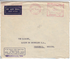 Australie - Lettre De 1961 - EMA - Empreintes Machines - Lettres & Documents