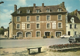 61 - REMALARD / HOTEL DE LA POSTE (DEUX CARTES) FACADE ET SALLE DE RESTAURANT - Remalard