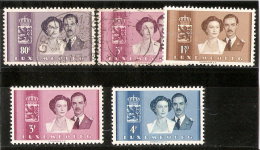 LUXEMBOURG   N °465/469  NEUF** ET    OBLITERE   1953 - Altri & Non Classificati