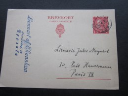 1927 Uppsala Kortbrev Brevkort  Singborg Suéde Sverige Lettre Letter Cover Entiers Postaux > Paris-IX - Interi Postali