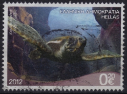 TURTLE Caretta Caretta - Greece - 2012 - Used - Schildkröten