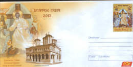 Romania-Postal Stationery Cover 2013,unused- Easter- Patriarchal Cathedral - Easter