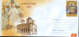 Romania- Postal Stationery Cover 2013,unused - Easter- Patriarchal Cathedral - Easter