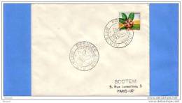 WALLIS ET FUTUNA - MATA-UTU - LETTRE - FDC - PREMIER JOUR - FLORE D'OUTRE MER - 04 / 08 / 1958 - FDC