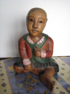 Statuette Bois / Enfant / Pays Non Connu - Holz